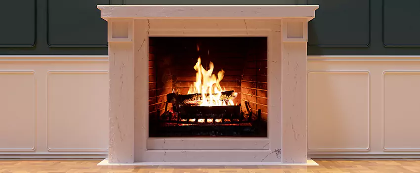 Decorative Electric Fireplace Installation in Rowlett, Texas