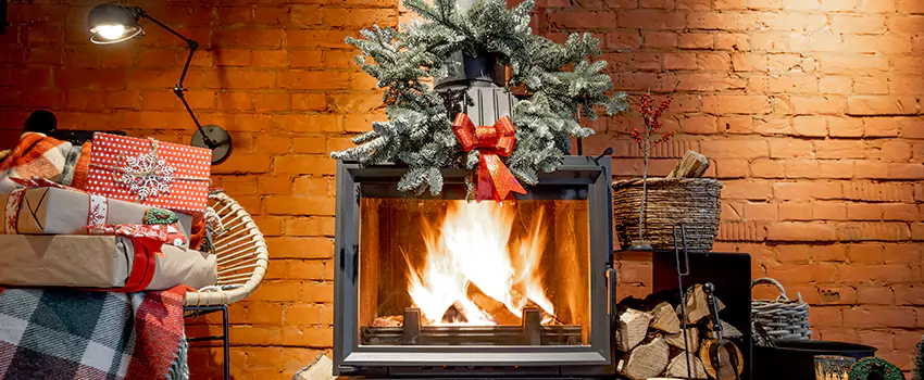 Travis Industries Linear Gas Fireplace Installation in Rowlett, Texas