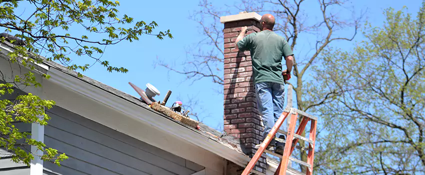 Vinyl and PVC Chimney Flashing Installation in Rowlett, TX